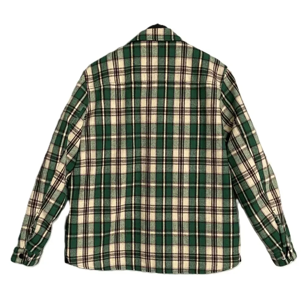 Bass Outdoors Men's Large Sherpa-Lined Jacket Green Plaid NEW